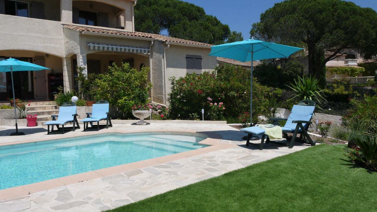 Grand Appartement Dans Maison Avec Piscine Privee Fréjus Eksteriør bilde