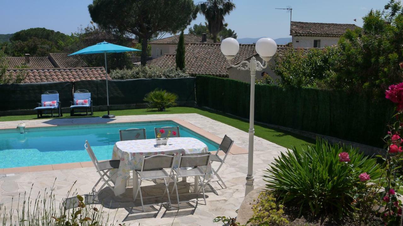 Grand Appartement Dans Maison Avec Piscine Privee Fréjus Eksteriør bilde